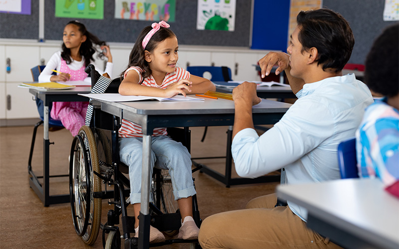 A person with learning disabilities