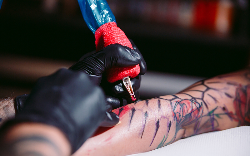 A stock photo of a tattoo.