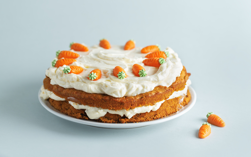 A carrot cake.