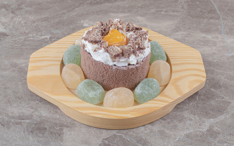 An orh nee cake.