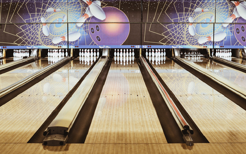 Image of a bowling alley