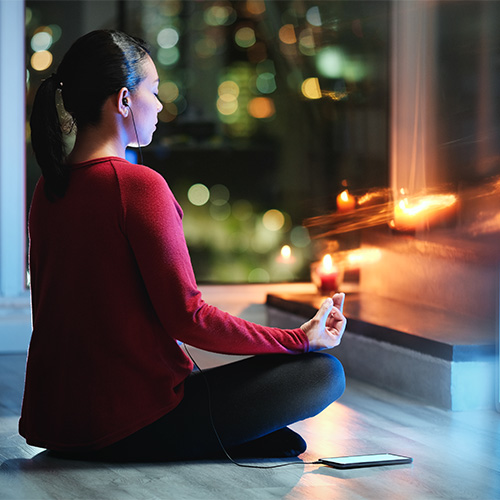 Small image of a meditation light