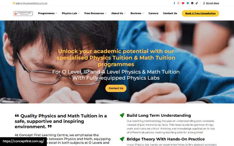Concept First’s website